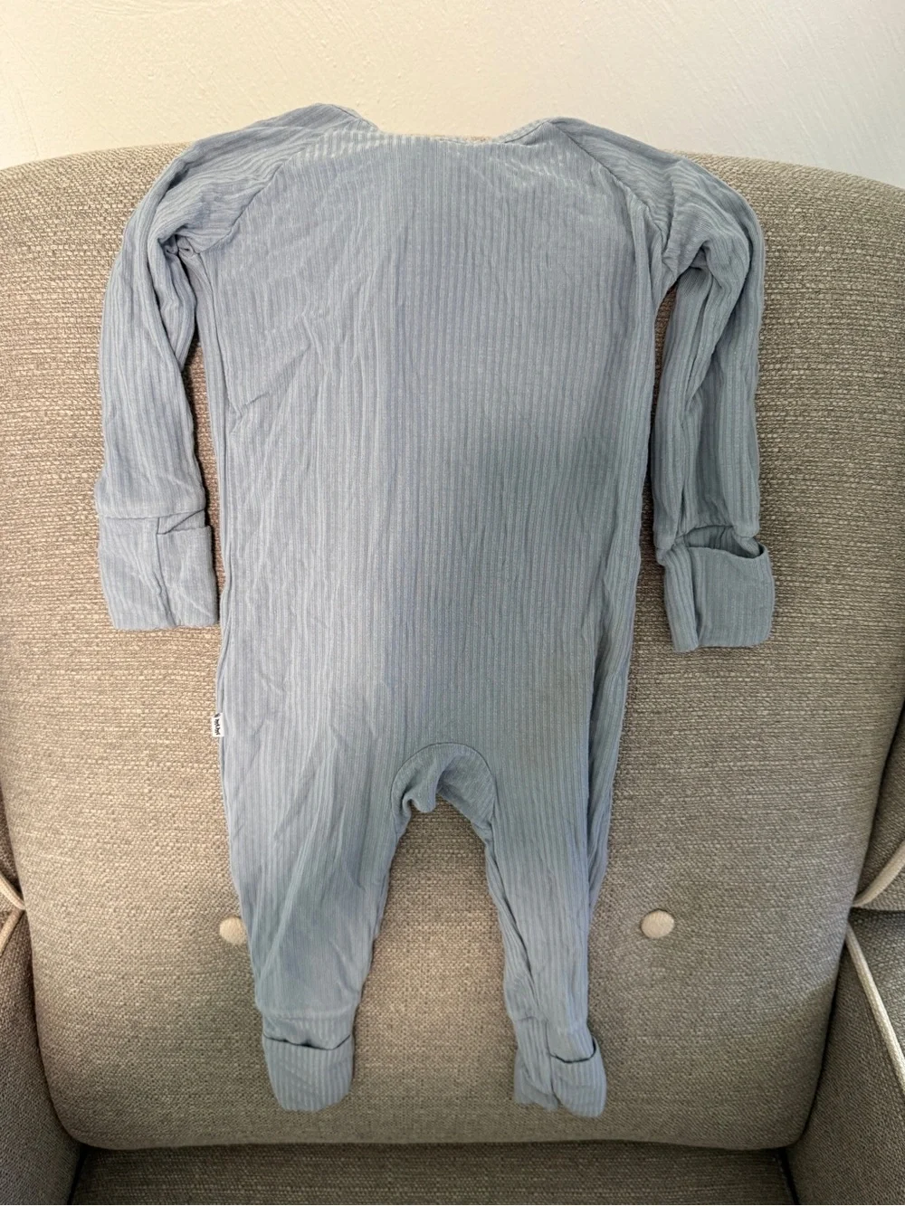 Little Sleepies Fog Ribbed Zippy Pajamas
